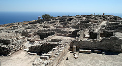 Les restes de l’Ancien Thira, Santorini