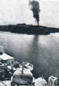 Santorini eruption 1956