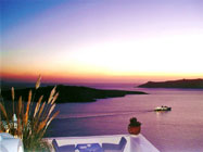 Coucher de soleil au Franco's Bar