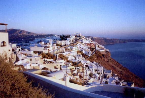 Vue de Thira depuis Imerovigli
