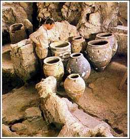 Les fouilles d'Akrotiri