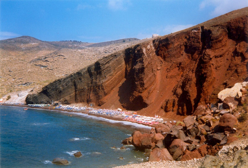 Plage Rouge-Santorini